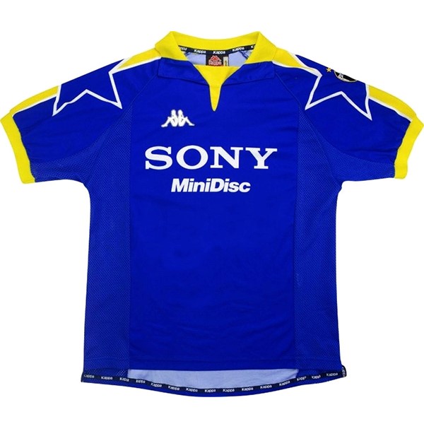 Camiseta Juventus Replica Tercera Ropa Retro 1997 1998 Azul